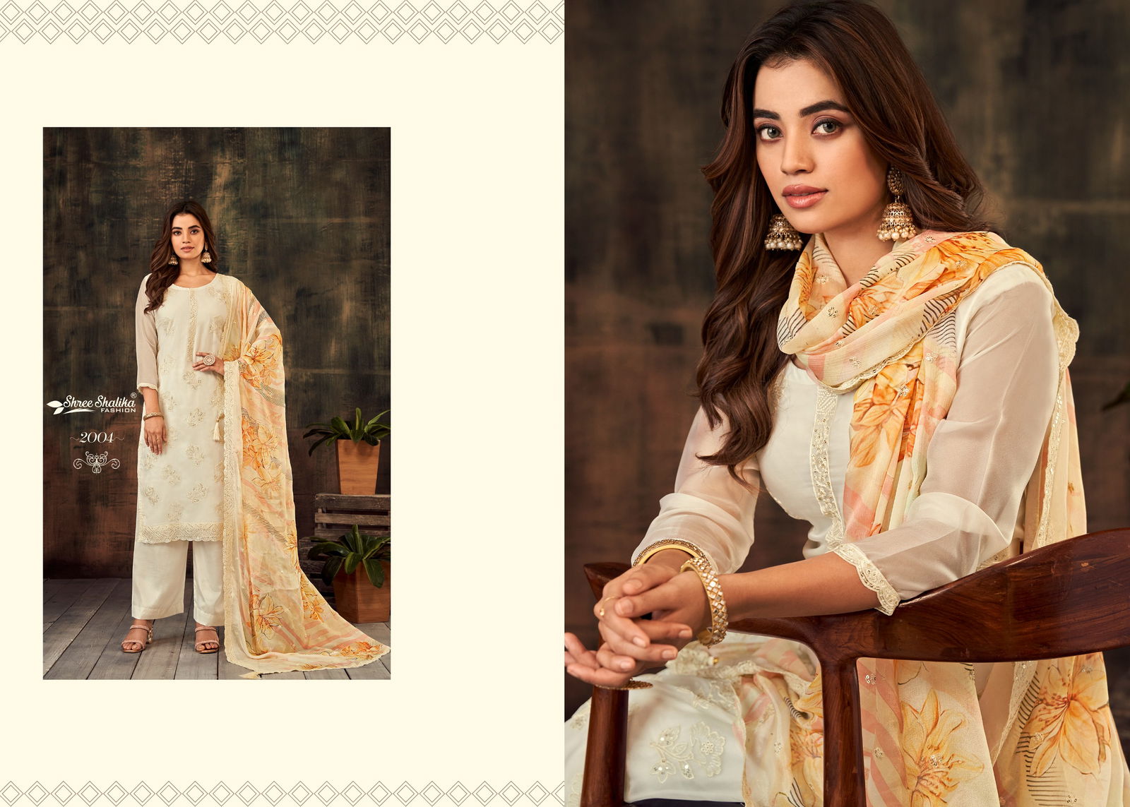 Mahira Vol 2 By Shree Shalika Organza Embroidery Salwar Suits Wholesale Shop In Surat